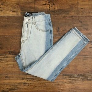 Two tone jeans